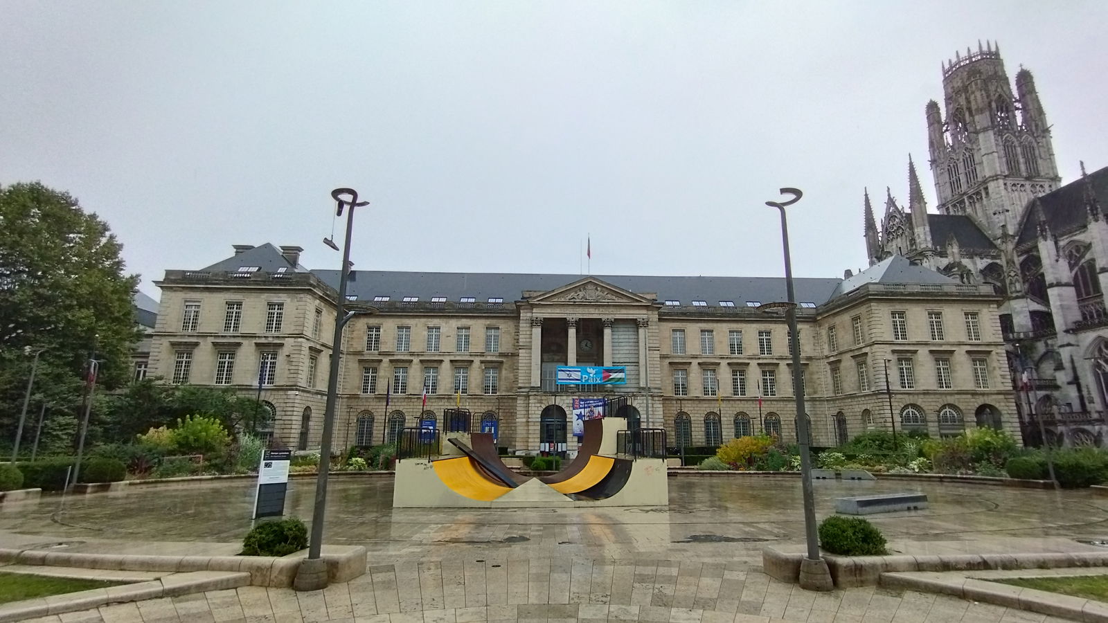 Rampe Cycloïdale de Raphaël Zarka pop-up spot RIP